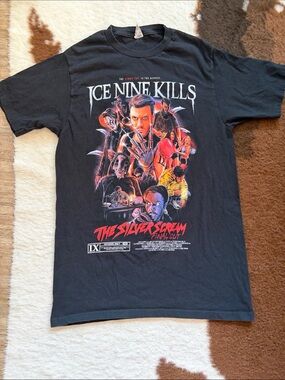 Ice Nine Kills Black Graphic Band Tee - The Silver Scream